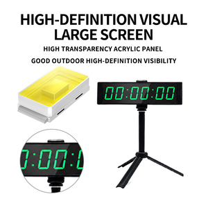 Chronomètre de compétition LED professionnel, chronomètre sensible, horloge numérique de table pour le speedcubing et les tournois - Product Image 3