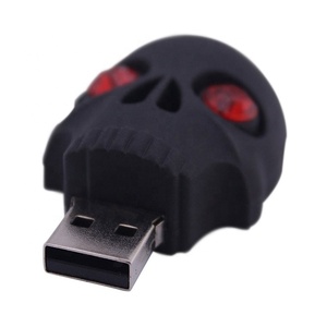 แฟลชไดรฟ์ <span class=keywords><strong>USB</strong></span> รูปทรงหัวกะโหลก พีวีซี  ธีมฮาโลวีน ปี 2026 ราคาถูก รับทำโลโก้ตามสั่ง - Product Image 3
