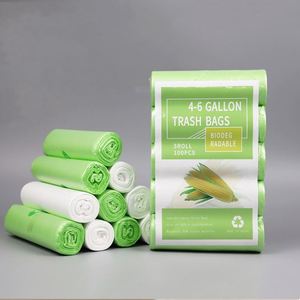 Sac à déchets pour animaux de compagnie biodégradable avec motif personnalisé et poignée, sacs à déchets pour chiens durables avec distributeur transparent - Product Image 1