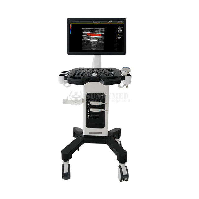 Trolley Full Digital Color Doppler Ultrasound and Diagnostic System with 3D 4D Portable Echo Ultrasound Hospital Clinic Use