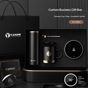<span class=keywords><strong>Vaso</strong></span> Térmico para Hombre y Mujer, Taza con Aislamiento al Vacío, Pantalla de Temperatura, Juego de Infusor de Té, Estilo Ejecutivo, Separación de Té y Agua, Regalo de Cumpleaños - Product Image 1