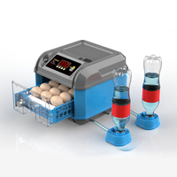 Nouvel incubateur mini automatique à 300 œufs à taux d'éclosion élevé avec retournement automatique des œufs pour l'élevage de canards, autruches, dindes, poulets, cailles à la ferme ou à domicile (PP)