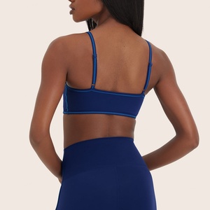 บราโยคะไซส์ใหญ่สำหรับผู้หญิงรุ่นใหม่ น้ำหนักเบา ไร้ตะเข็บ ชุดชั้นในกีฬา สายบ่ากว้าง กันกระแทก ชุดออกกำลังกาย เอวยางยืด - Product Image 3