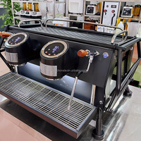 Zilong Cafetière Professionnelle Haut de Gamme PID 3 Chaudières Séparées Double Groupe Machine à Café pour RV Électrique