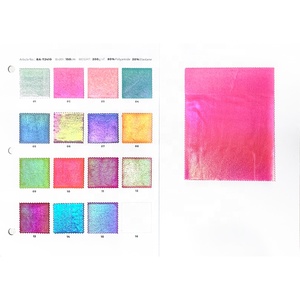 Thấp moq sáng bóng óng ánh Lame kim loại lá đàn hồi nylon spandex vải tắm phù hợp với đồ bơi hiệu suất trượt băng vải - Product Image 4