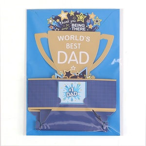 Tarjeta de Felicitación 3D Personalizada para el Dí<span class=keywords><strong>a</strong></span> del <span class=keywords><strong>Padre</strong></span>, Tarjeta Pop-up de Papel, Tarjeta de Cumpleaños para el Mejor Papá del Mundo, Venta al Por Mayor - Product Image 4