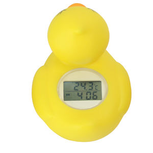 EMAF Smart Wasserdichtes Baby Kids Dusch <span class=keywords><strong>thermometer</strong></span> Gelbe Ente Dusche Spielzeug uhr Alarm LED Licht Digitaler Temperatur monitor - Product Image 2