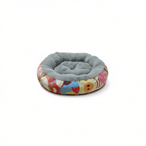 Cuccia rotonda per cani Yommy, taglia S, M, L, con imbottitura interna rimovibile e fondo antiscivolo. - Product Image 1