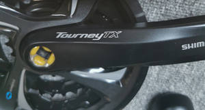 Pédalier de vélo Shimano FC-TX801 pour route et VTT, pédalier de vélo, 44-32-22T, 8 vitesses, pédalier avec roue libre à dents - Product Image 5