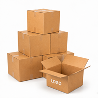 Caja de Envío Corrugada Personalizada OEM, Caja de Cartón de Tamaño Personalizado con Logotipo Impreso, Caja de Cartón Plegable para Embalaje de Comercio Electrónico