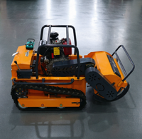 Tondeuse à chenilles télécommandée sans fil 400 kg, directement de l'usine |   Coupe-herbe tout-terrain DIY pour fermes, vergers et pentes