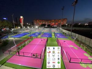 Sistema de Pista de Pádel, Césped Artificial Azul con Textura Rizada para Pádel - Product Image 4