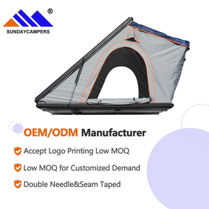 Pressione idraulica diritta Pop Up campeggio 2 persone automatico Suv camion sul tetto tende con copertura rigida per tetto auto tenda - Product Image 4