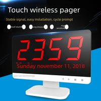 Système de réception d'appels sans fil Jiantao modèle 361 2025, affichage clair, 3 chiffres, son fort, 800 m, 315 MHz, pour hôtels, restaurants, cafés