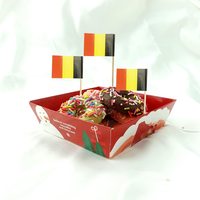 Nouvelles drapeaux de pays en cure-dents, 100 pays différents, et mini décorations pour cupcakes sur bâtonnets