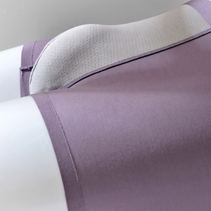 กางเกงในบ็อกเซอร์ผ้าฝ้ายเอวสูงของผู้ชายกางเกงบ็อกเซอร์ผ้าคอตตอนแท้ดูดซับเหงื่อสวมใส่สบายแห้งเร็ว - Product Image 6