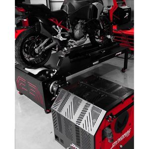 Le Dynamomètre Dynomag Bike est un dynamomètre conçu pour tester avec précision les véhicules à deux roues, offrant des mesures fiables, répétitives et rapides. - Product Image 1