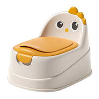 Chaise d'apprentissage de la propreté pour bébé en plastique PP, toilette pour tout-petits avec coussin de siège en PVC souple, brosse de nettoyage pour la maison, les voyages et l'extérieur