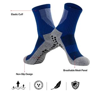 <span class=keywords><strong>Calcetines</strong></span> de Fútbol Profesionales Antideslizantes, <span class=keywords><strong>Calcetines</strong></span> de Fútbol con Agarre, Tejido de Tubo Grueso, Logotipo, Venta al por Mayor - Product Image 2