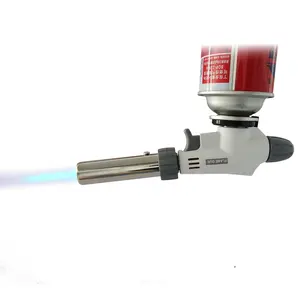 Pistolet à flamme 20 w ajustable, à Rotation à 360 degrés, torche pour la cuisine, brûleur d'énergie, briquet à gaz Butane