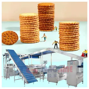 Galletas máquina de galletas de la máquina de producción de galletas línea automática