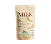 Poudre de Collagène Lait de Melon Miel, Poudre Multivitaminée, Poudre de Lait au Collagène