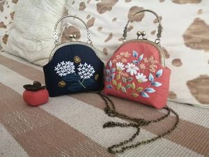 Kit Fai-da-Te per Ricamo a Nastro di Fiori su Borsa a Catena, Lavoro a Maglia per Principianti, Kit <span class=keywords><strong>Punto</strong></span> <span class=keywords><strong>Croce</strong></span> per Portafoglio - Product Image 5