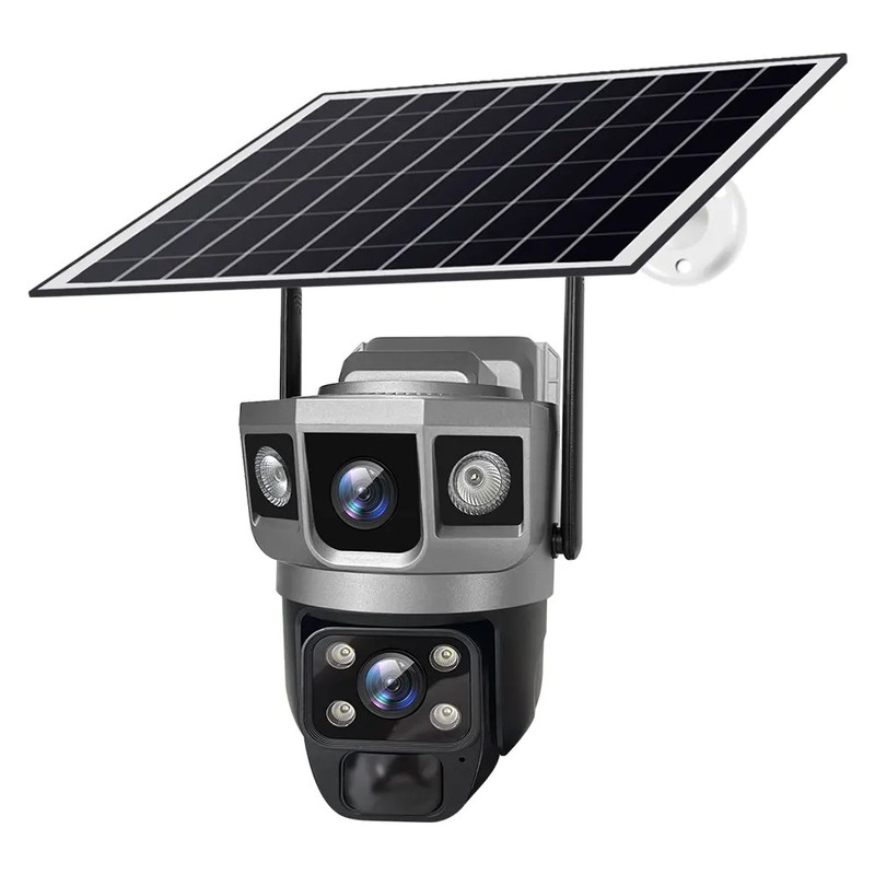 Dual Lens 2K Waterproof Solar Dome