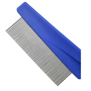 Peine Antipiojos de Uso Diario con Dientes de Acero Inoxidable y Mango de Plástico para Gatos y Perros - Elimina Piojos y Huevos de Piojo, Duradero y <span class=keywords><strong>Profesional</strong></span> - Product Image 3