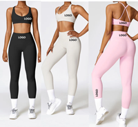 Service OEM – Nouveauté : Ensemble 2 pièces de soutien-gorge de sport pour femme, élastique, respirant, séchage rapide, antibactérien, antistatique, SMART, grandes tailles