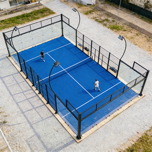Pista de Pádel Panorámica para Exteriores, Precio de Fábrica, Juego Completo de Pista de Pádel, Fabricantes de Pistas de Pádel - Product Image 1