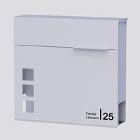 Boîte aux lettres murale pour appartement, livraison express, boîte aux lettres à ouverture de porte, boîte postale, boîte à lettres à travers la porte