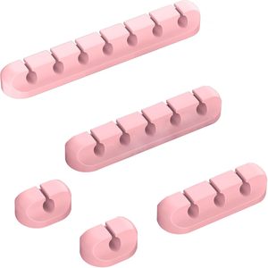 Silicone Cable Holder Clips, Cable Management Cord <strong>Organizer</strong> Clips Self Adhesive <strong>for</strong> <strong>Desktop</strong> - Product Image 2