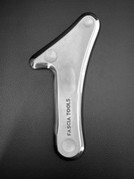 Outil de massage Gua Sha en acier inoxydable avec logo personnalisé, couteau de fascia musculaire IASTM, équipement de physiothérapie corporelle