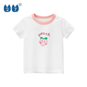 Camiseta de algodón de Boutique <span class=keywords><strong>para</strong></span> niños, ropa colorida de verano - Product Image 2