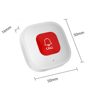 Soignant Pager Portable Alarme Appel Cloche Alerte Chute Dispositifs Panique Bouton D'urgence pour L'assistance aux Personnes Âgées Anneau De Surveillance Intelligente - Product Image 3