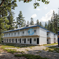 Conteneur détachable en acier de 20 pieds Appartement modulaire Immeuble de bureaux à domicile mobile avec cuisine Design moderne