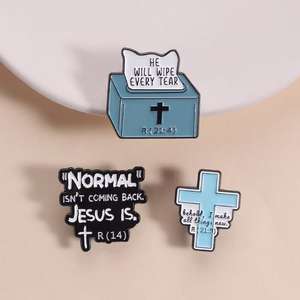 Spilla in metallo all'ingrosso a forma di cartone animato, spilla personalizzata Apocalypse, simpatico accessorio in metallo a forma di scatola di fazzoletti, spille distintive per cappelli - Product Image 5