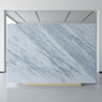Pierre de quartzite bleu cristal de luxe polie de qualité supérieure pour murs intérieurs, sols, comptoirs de cuisine, décoration de villas et d'hôtels