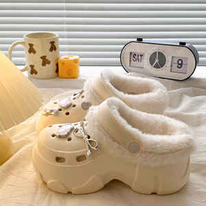 Pantuflas XuanWu A760 Nuevas, Forradas de Algodón, Versátiles, Casuales, sin Puntera, con Correa Ajustable para la Cabeza, Soporte de Arco, Estampados de Animales - Product Image 3