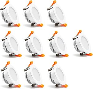 Plafonnier encastré LED commercial sans cadre, éclairage intérieur, alimentation CA, intensité variable, aluminium noir, blanc neutre 4100K - Product Image 5