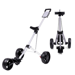 Chariot de golf à pousser à la main en aluminium à 3 roues - Product Image 5