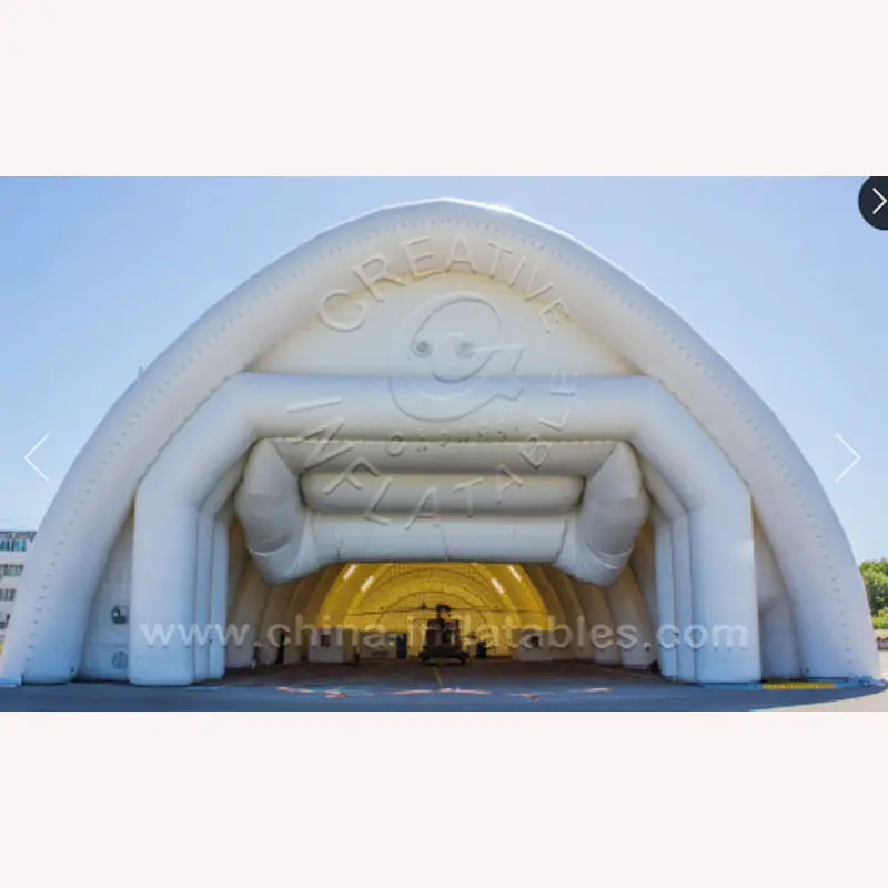 אוהל האנגר מטוסים מבנה מתנפח אוויר באיכות גבוהה למכירה