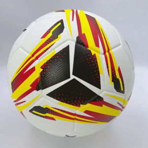 Ballon de football officiel en PVC professionnel personnalisé avec logo imprimé, prix bas pour l'entraînement sportif - Product Image 1