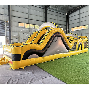 Juegos inflables para parque infantil Castillo de salto inflable Jungle Slide Combo Precio de fábrica Carrera de obstáculos inflable - Product Image 2