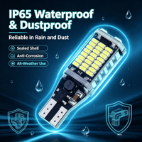 Ampoule LED de recul pour voiture T15-4014-60SMD, 60SMD, 6000K, blanc, sans erreur Canbus, T15 921 W16W, lampe de recul automatique