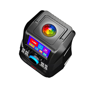 Système de karaoké domestique tout-en-un Protek avec écran 7 pouces, Android, éclairage RGB, WiFi, lecture de chansons, batterie rechargeable - Product Image 3
