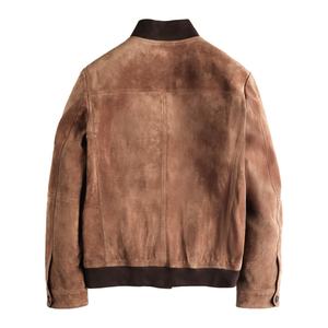 Chaqueta de Invierno Personalizada de Lujo para Hombre, Talla Grande, con Botones, Cuello Alto, Ajustada, de Gamuza Sintética - Product Image 2