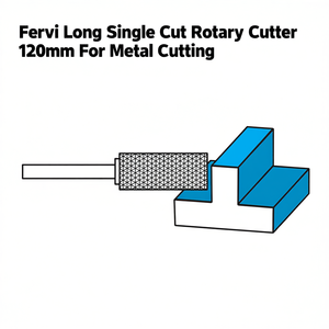 Cortador Rotatorio Fervi Long de Corte Simple de 120 mm para Corte de Metal - Product Image 3