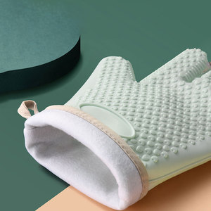 Gants <span class=keywords><strong>de</strong></span> <span class=keywords><strong>cuisine</strong></span> pour le barbecue, 1 ensemble, tapis résistant à la chaleur, Mini mitons en Silicone, antidérapants, <span class=keywords><strong>cuisine</strong></span>, cuisson, BBQ - Product Image 3